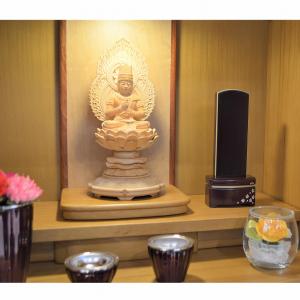 【特別値引き】 モダン位牌 雪丸 舞桜 紫檀 ...の詳細画像5