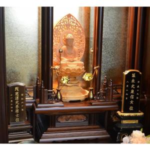 ミニ常花 一対 ミニサイズ 仏壇 仏具 花立 ...の詳細画像4
