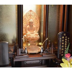 ミニ常花 一対 ミニサイズ 仏壇 仏具 花立 ...の詳細画像5