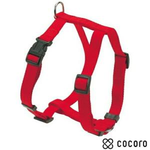 ペティオ  プラットハーネス レッド 大型犬用 L サイズ 犬 首輪 リード ハーネス