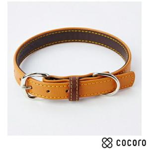 ペティオ Porta レザーカラー M 18mm キャメル 1個 犬 首輪 リード ハーネス