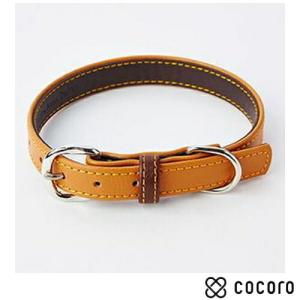 ペティオ Porta レザーカラー M 21mm キャメル 1個 犬 首輪 リード ハーネス