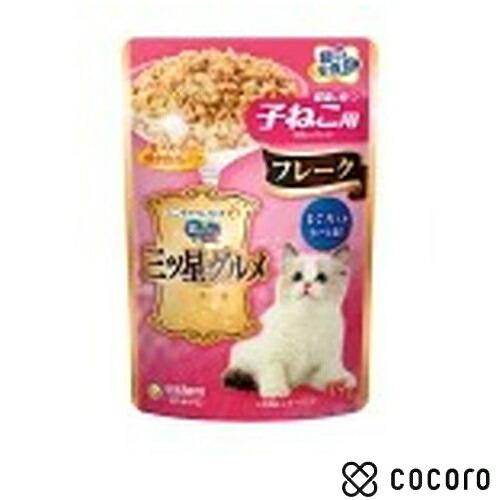 銀のスプーン 三ツ星グルメ パウチ フレーク 健康に育つ子ねこ用 まぐろ入りかつお 35g レトルト...