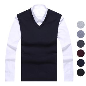ビジネスベスト ニットベスト メンズ Vネック プルオーバーベスト おしゃれ オフィス 無地 男性服 紳士服 カジュアル トップス Bv 心store 通販 Yahoo ショッピング