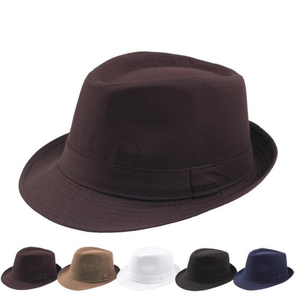 中折れハット メンズ 帽子 紳士 中折れ帽 ハット パナマ風ハット 春 夏 秋 日焼け防止 58cm...