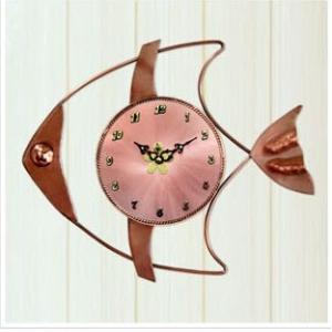 魚ll(赤銅) 掛け時計/電波時計 魚ll(赤銅) 掛け時計/電波時計