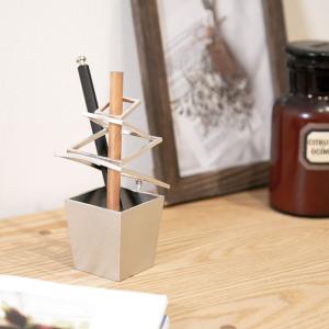 花器 HOOP TAKAKU 能作 本錫 花瓶 鋳物 高岡銅器 金属 銀色 鉢植え