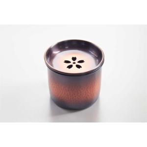 新光金属 建水 純銅製 黒銅仕上げ 銅 新光堂 銅 高級茶器 水こぼし 茶