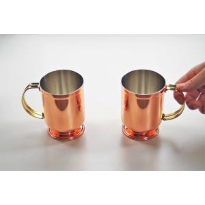 リファインドマグ ペア セット 純銅製   400ml 新光金属 燕 酒器 国産 銅製品 マグカップ コップ 金属製 贈り物 誕生日 両親 プレゼント ギフト