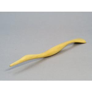 鳥のかんざし 柘植 ツゲ 工房kusukusu 一本挿し 木製簪 国産 高級木材 日本製 和装小物