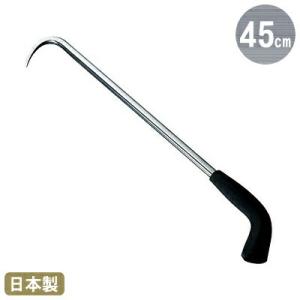 手かぎ エラストマーゴム柄 ステンレス 手鉤 36cm 日本製 業務用 家庭 