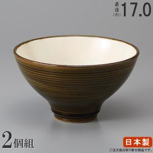 ラーメン どんぶり 日本製 2枚組 ルリ雷紋6.5丼 2枚 食器 業務用 陶器