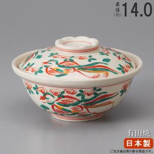 日本製 赤絵万暦蓋向 業務用 食器 和風 陶器 飲食店 料理店 お膳