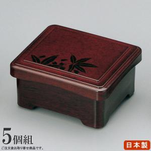 うな重 小さい 器 5個組 吟朱内朱ミニ洸琳丼重箱 5個 日本製 うな重 小さい 器 5個組 吟朱内朱ミニ洸琳丼重箱 5個 日本製