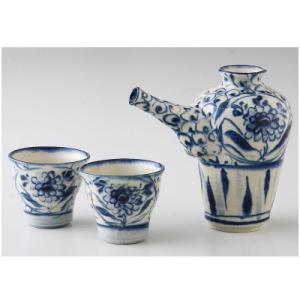 酒器 セット 三色備前酒器セット 美濃焼き 日本製 徳利 とっくり