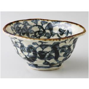 お皿 鉢 織部葡萄紋大鉢 玉山窯 美濃焼 日本製 送料無料 手造り 手描き