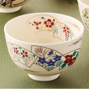 抹茶茶碗 仁清 結び抹茶碗 美濃焼 日本製 茶器 抹茶碗 茶道具 陶器 和