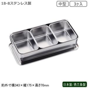 調味料入れ 日本製 燕三条製 各3個組 18-8ステンレス製 調味料缶 小