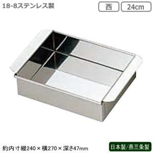 玉子豆腐器 関西型 日本製 燕三条製 2個組 18-8ステンレス製 業務用 西