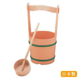 手桶セット 柄杓付き （ 手桶 桶 ておけ お墓参り用品 ） : お弁当