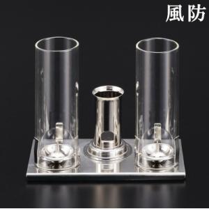 線香、ロウソク立て一式、2 楽天市場】お墓用 線香立て ろうそく立NO.2 お墓 墓前用 線香