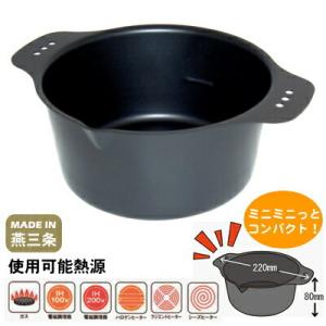 天ぷら鍋 ミニ IH 卓上 ミニミニ天ぷら 日本製 燕 三条 家庭用 鉄製 200V ih対応 てん...