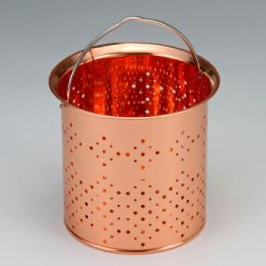 排水口 ゴミ受け 深型 銅板タイプ 排水口ごみ受け 深型 サイズ134mm 外径 日本製 純銅製 本...