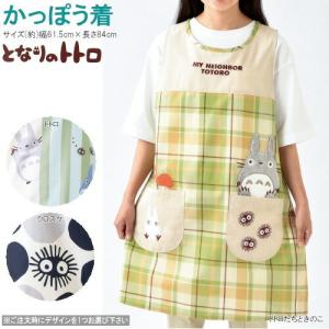 かっぽう着 大人用 1個 となりのトトロ ※デザ...の商品画像