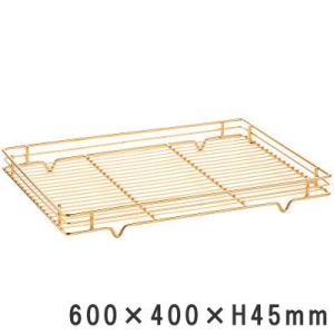 日本製 業務用品 ステンレス製 トレー ブラック Mサイズ 約500×350mm