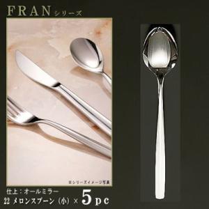 スプーン 5本セット FRANシリーズ 仕上 オールミラー ブイヨンスプーン