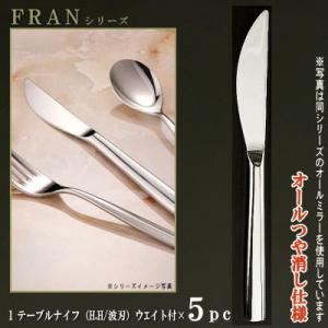 スプーン３８本ナイフ57本合計95本セット　ステンレス スプーン 5本セット FRANシリーズ 仕上 オールつや消し デザート