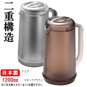 弁慶 BK ノンウェットピッチャー（Aタイプ）1．7L スモークブラウン 