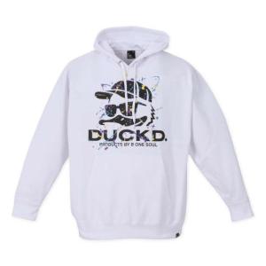 大きいサイズ メンズ■b-one-soulDUCK DUDEスプラッシュフェイスプルパーカー▽大きいサイズ メンズ 3L 4L 5L 6L｜kokubo-big