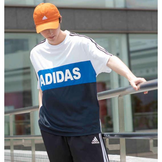 大きいサイズ メンズ■adidas切替半袖Tシャツ▽大きいサイズ メンズ 3L 4L 5L 6L