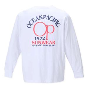 大きいサイズ メンズ■OCEAN PACIFIC天竺長袖Tシャツ▽大きいサイズ メンズ 3L 4L 5L 6L｜kokubo-big