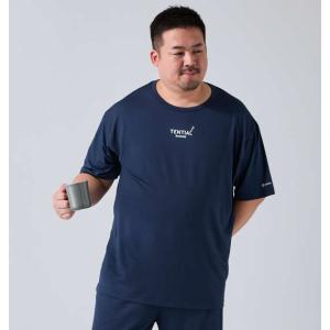 大きいサイズ メンズ■TENTIALBAKUNE Mesh半袖Tシャツ▽大きいサイズ メンズ 3L 4L 5L 6L｜kokubo-big