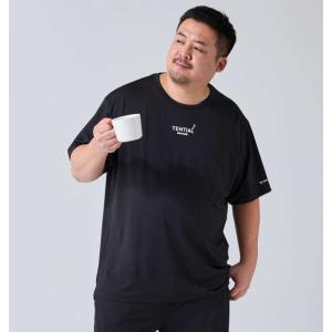 大きいサイズ メンズ■TENTIALBAKUNE Mesh半袖Tシャツ▽大きいサイズ メンズ 3L 4L 5L 6L｜kokubo-big