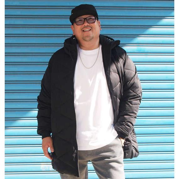 大きいサイズ メンズ■RUSTY中綿ロングジャケット▽大きいサイズ メンズ 3L 4L 5L 6L