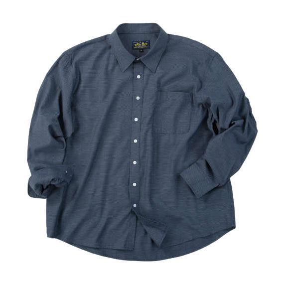 大きいサイズ メンズ■Mc.S.Pデニムライクツイルレギュラー長袖シャツ▽大きいサイズ メンズ 3L...