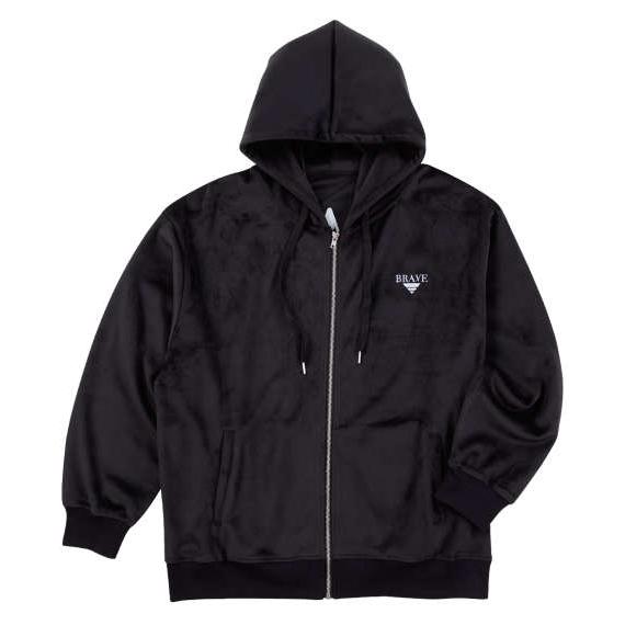 大きいサイズ メンズ■Re:luxiベロアフルジップパーカー▽大きいサイズ メンズ 3L 4L 5L...