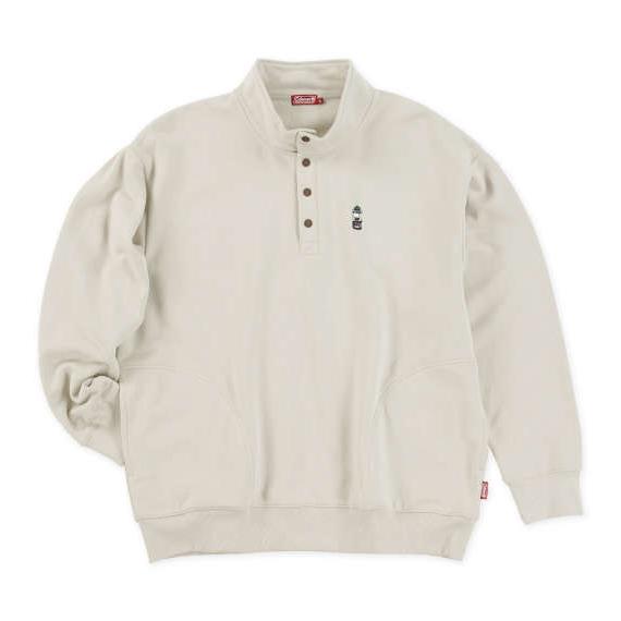 大きいサイズ メンズ■Coleman裏起毛ハーフボタントレーナー▽大きいサイズ メンズ 3L 4L ...