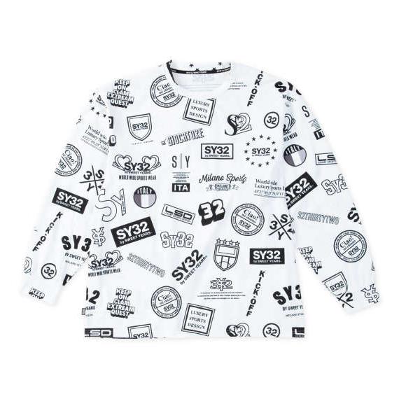 大きいサイズ メンズ■SY32 by SWEET YEARSグラフィックパターン長袖Tシャツ▽大きい...
