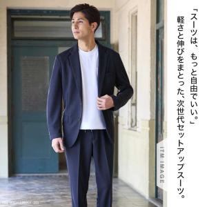 セットアップスーツ カジュアルスーツ メンズ ...の詳細画像2