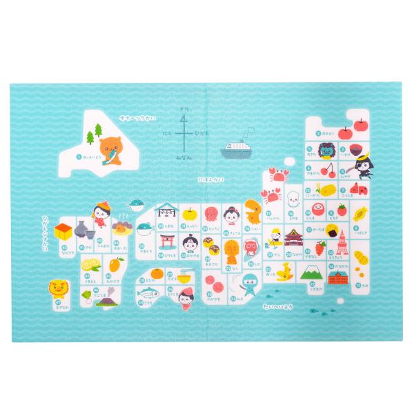 KOKUBO おふろポスター にほんちず お風呂ポスター 知育玩具 お風呂 日本地図 小久保工業所