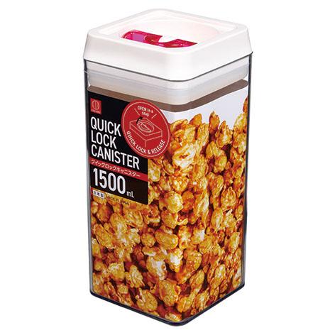 KOKUBO クイックロックキャニスター 1500ｍL(ピンク) 小久保工業所