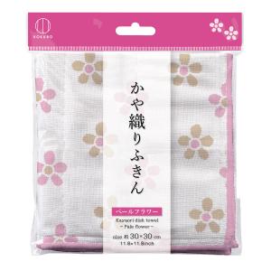 KOKUBO かや織りふきん ペールフラワー 小...の商品画像