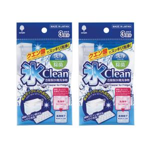 紀陽除虫菊 氷clean 自動製氷機 洗浄剤 3回分 2個セット 製氷機 洗浄 掃除 クリーナー