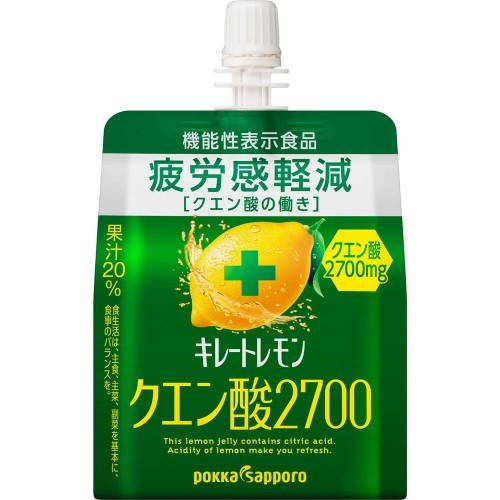 キレートレモン　クエン酸2700ゼリー　【165g×6個】(ポッカサッポロ)