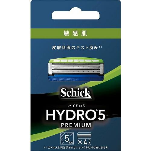 Schick(シック)　ハイドロ5　プレミアム　敏感肌　替刃　【4コ入】(シック・ジャパン)