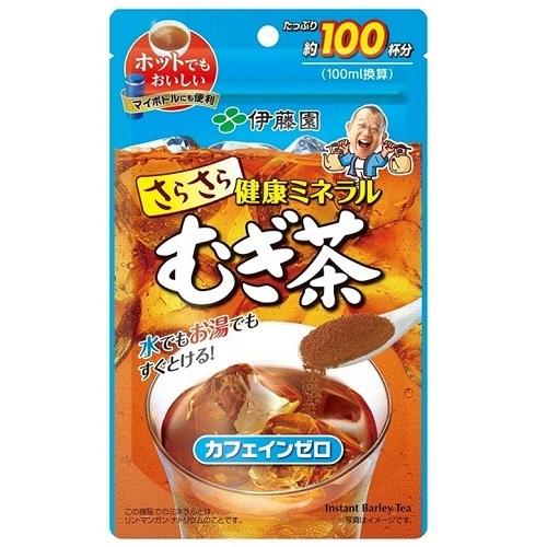 (取り寄せ商品 納期1〜2週間)さらさら健康ミネラルむぎ茶　【80ｇ×6個】(伊藤園)